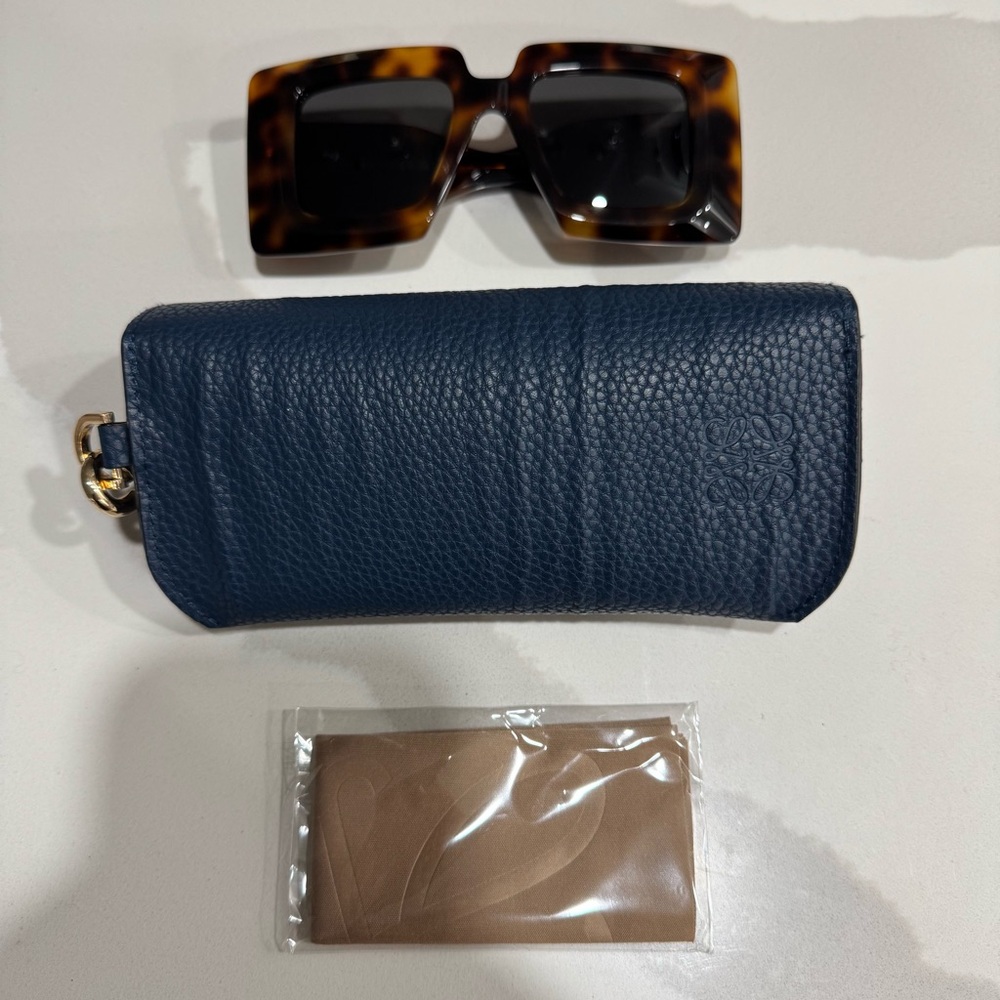 Loewe Tortoiseshell Square Sunglasses - image 2